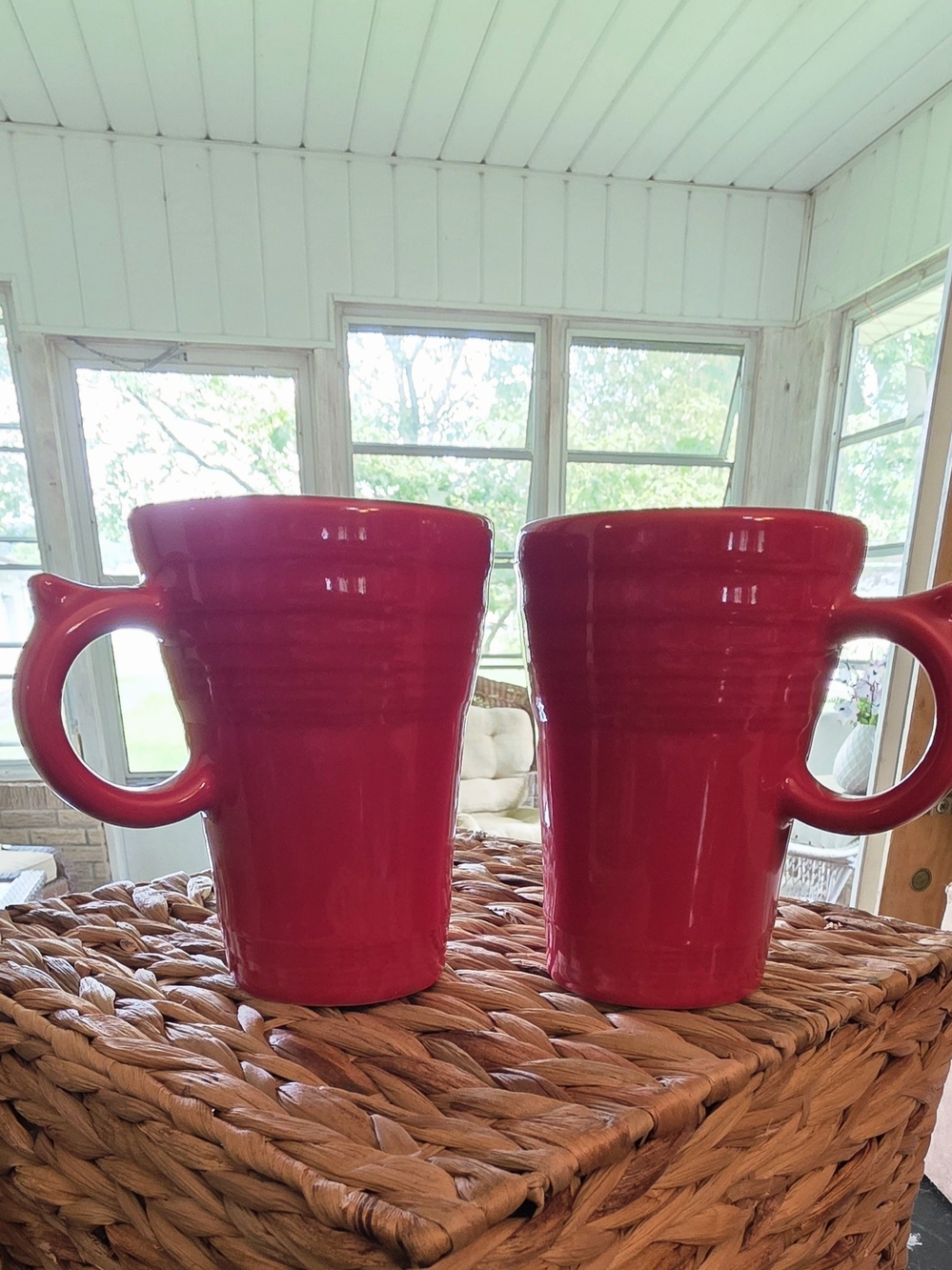 Fiesta Bistro Latte Mugs - Set of 2 Scarlett 18 oz New